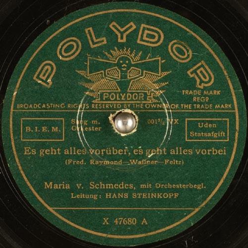 Es geht alles vorüber – 78rpm Shellac Roundabout