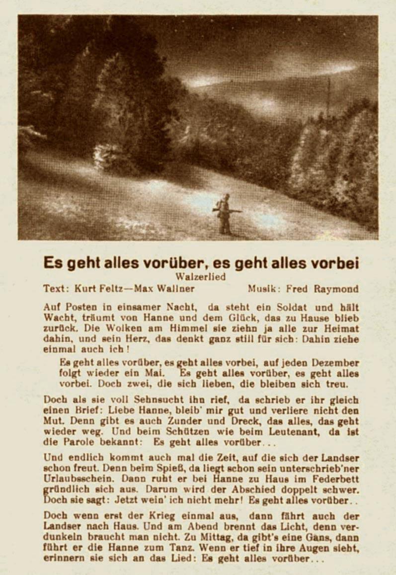 Es geht alles vorüber – 78rpm Shellac Roundabout
